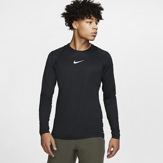 Top Nike Pro AeroAdapt Maneca Lunga Barbati Negrii | XODR-17905